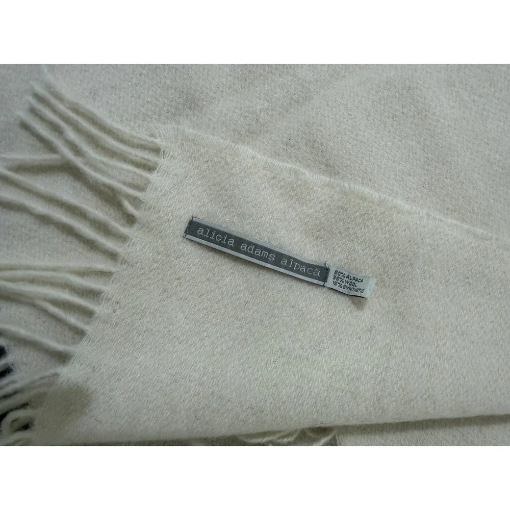 Alicia Adams Alpaca Throw Blanket Wool 68